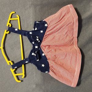 Carter's Red, White, and Blue Dress with Diaper Cover